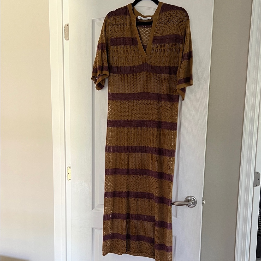 Missoni Mustard and Purple Maxi Dress